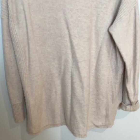 Hyba Women Light Pink Long Sleeve Turtleneck Knit Tunic Sweater Size Large - Picture 11 of 13